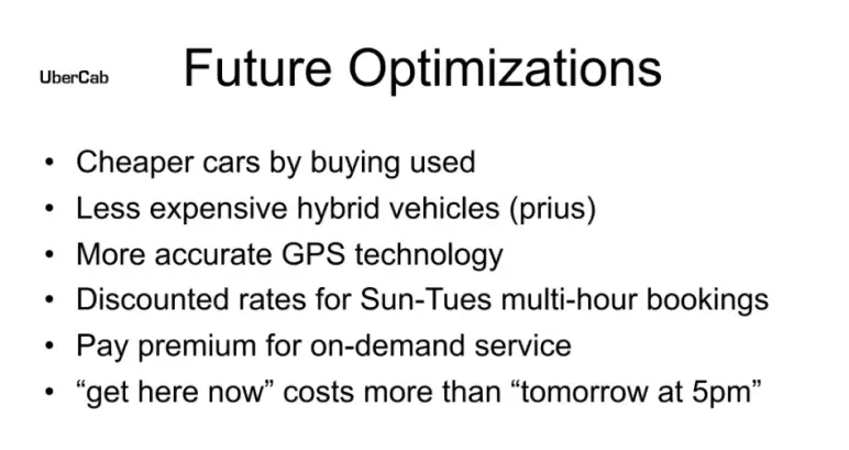 Future optimizations