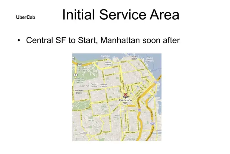 Initial service area