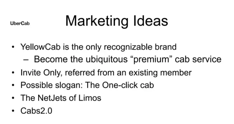Marketing ideas