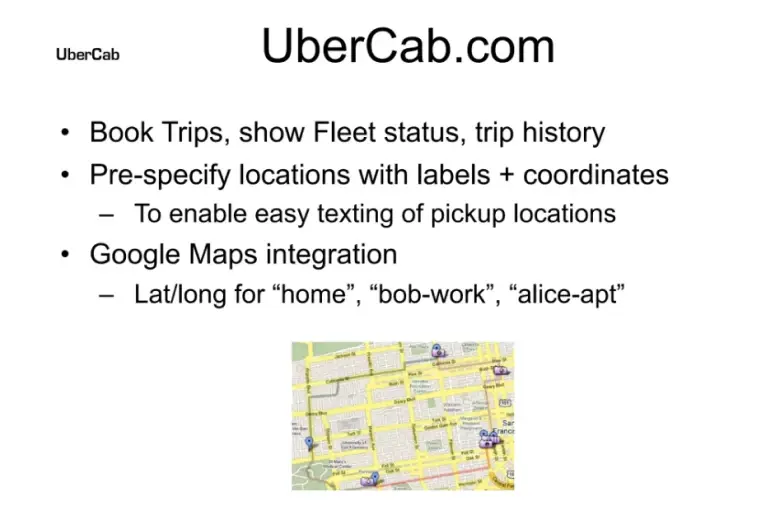 Ubercab website