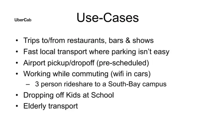 Use cases