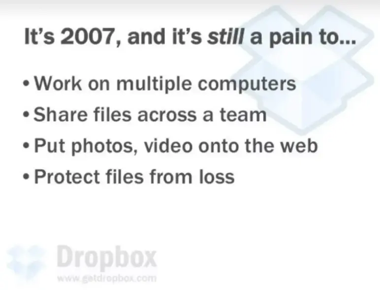 dropbox pain points