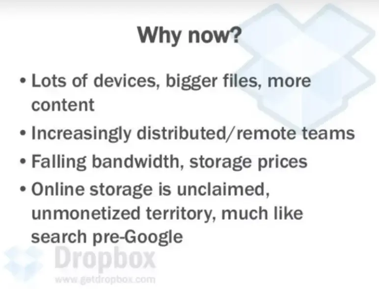 dropbox why now