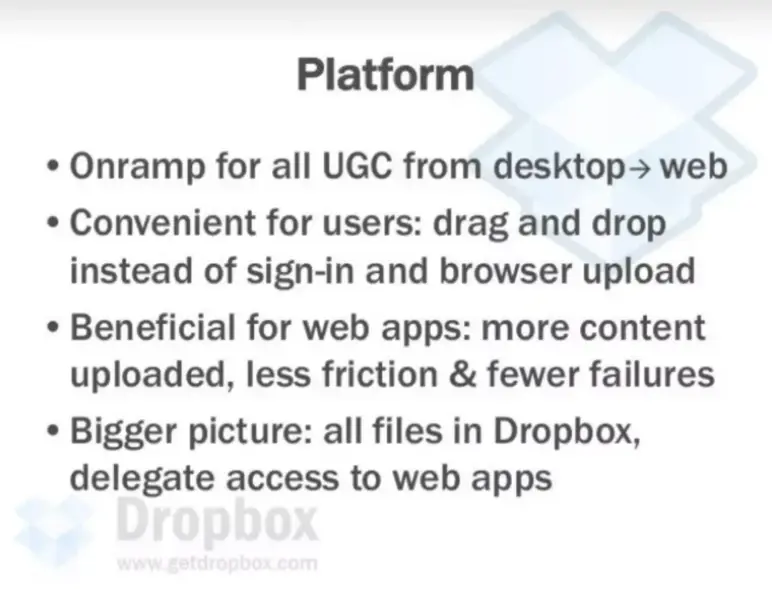 dropbox platform vision