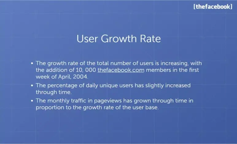 user growth rate