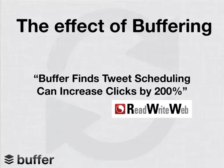 Buffer social proof