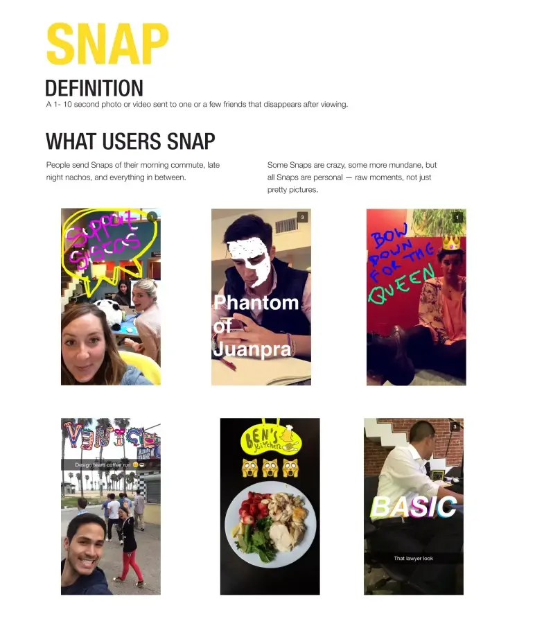 snapchat snap