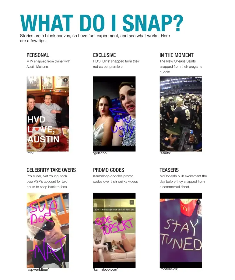 snapchat what do i snap