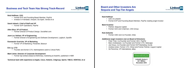 linkedin team overview