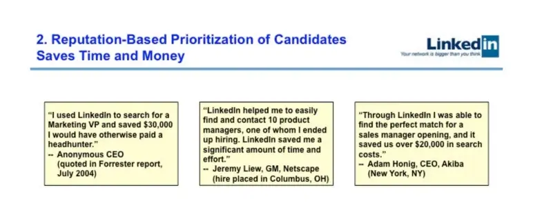 linkedin testimonials