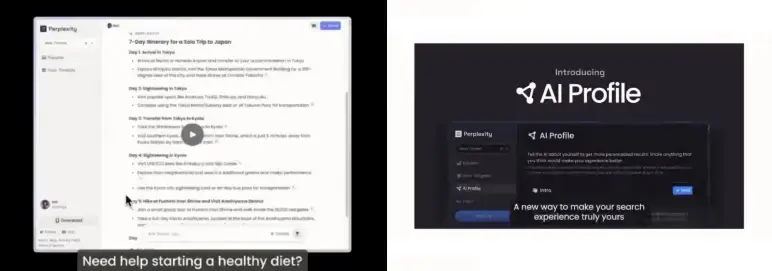 Perplexity copilots human agency premium examples