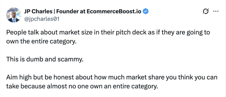 Jp charles founder at ecommerceboost io market size