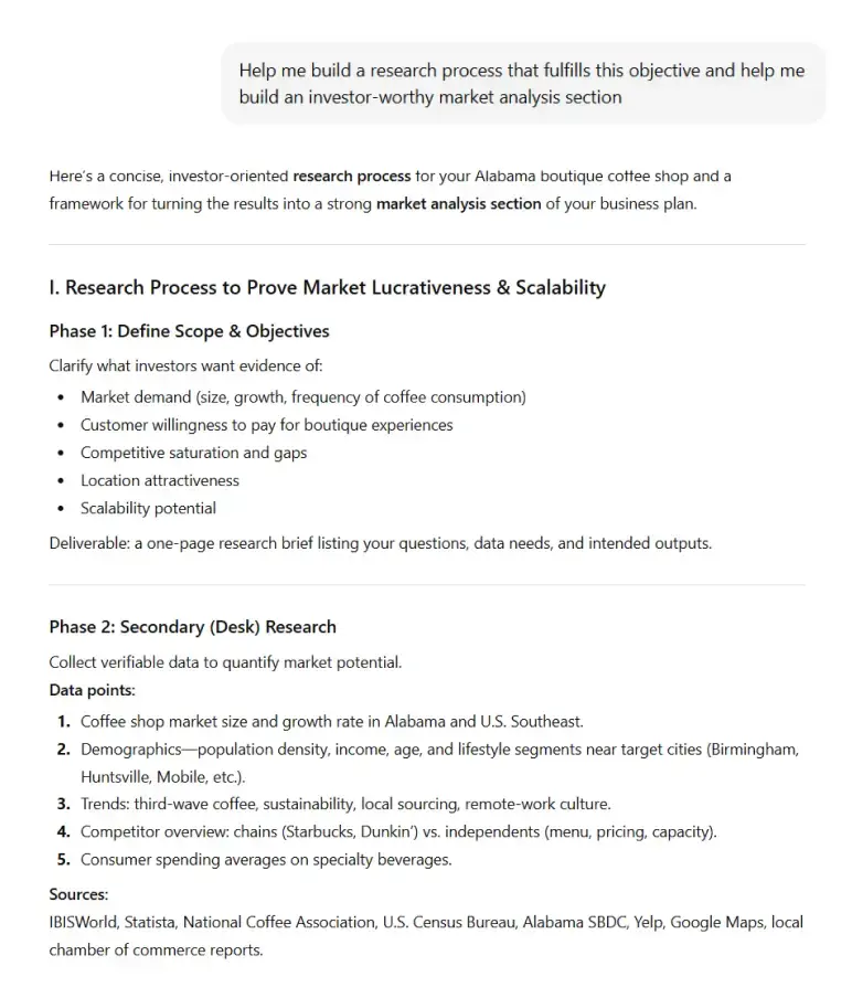 Research process to prove market lucrativeness scalability