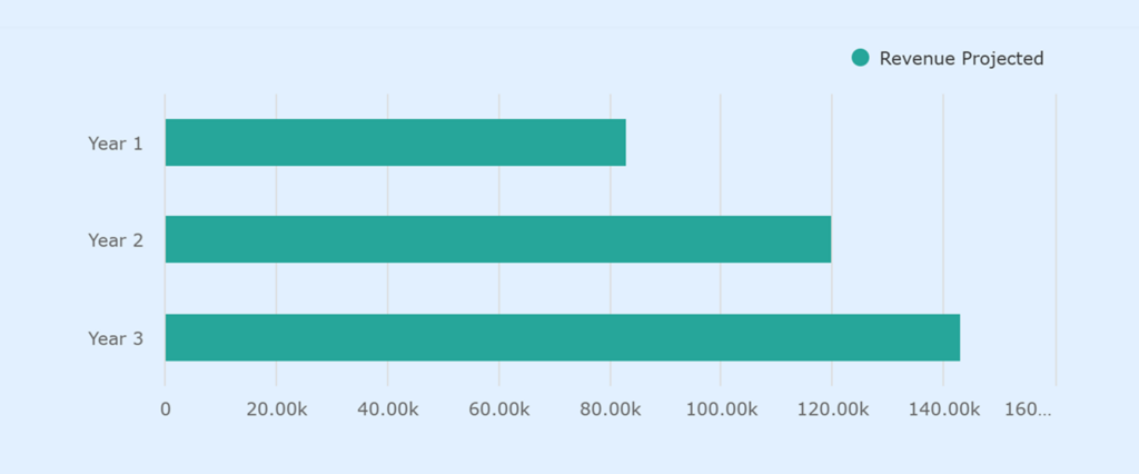 Startup revenue projections of pet daycare business plan
