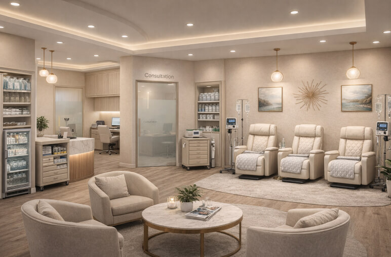 VitalDrip IV hydration clinic facility interior