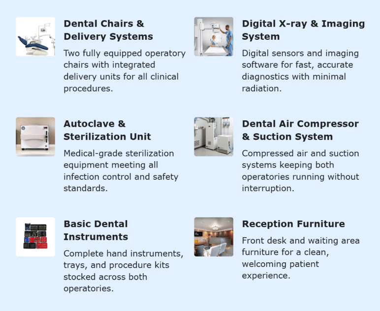 Dental equipment overview for Oak Valley Family Dental