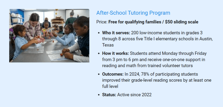 4. Programs and services - business plan