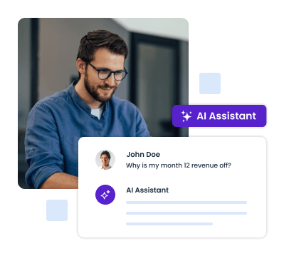 Ask the AI forecasting assistant