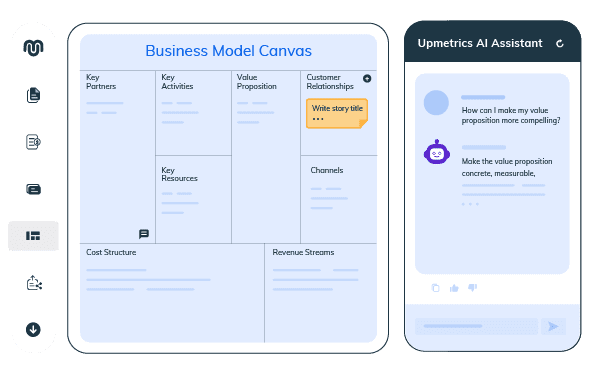 Built-in AI business strategy assistant