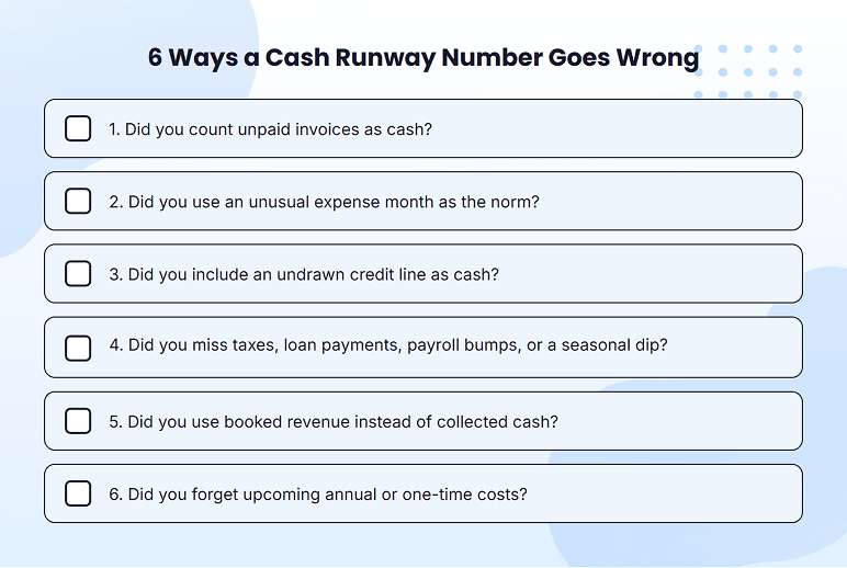Steps to extend your cash runway after checking the number