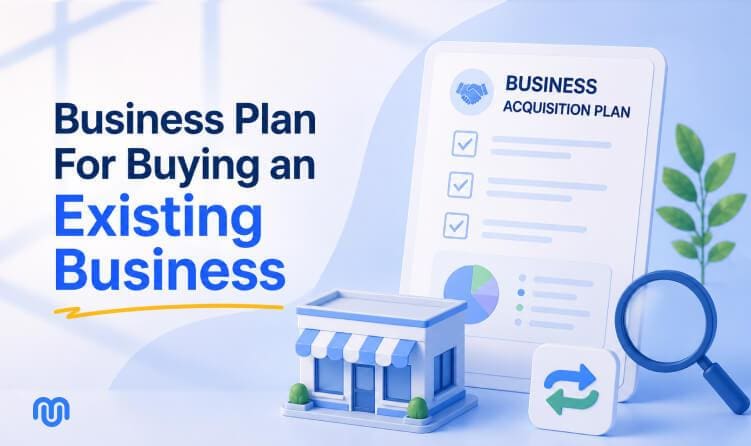 Business plan for buying an existing business