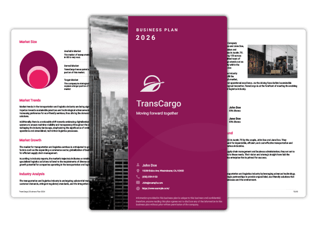 Business plan sample preview